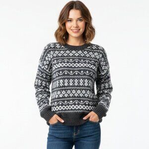 Marine Layer Fair Isle Wool Alpaca Sweater – XS